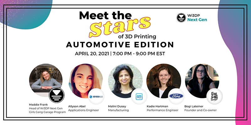 Next Gen Meet the Stars of 3D Printing Automotive Edition with Ford, GM | The Collective Rising Events