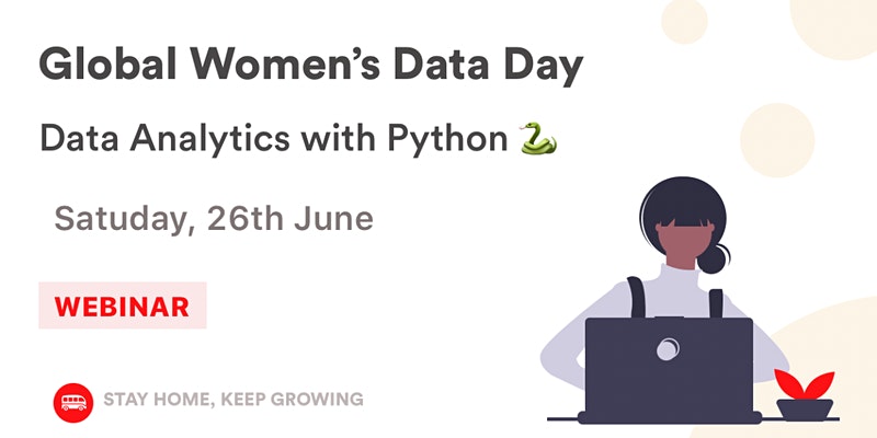 Join our Global Women's Data Day Data Analytics with Python | The Collective Rising Events